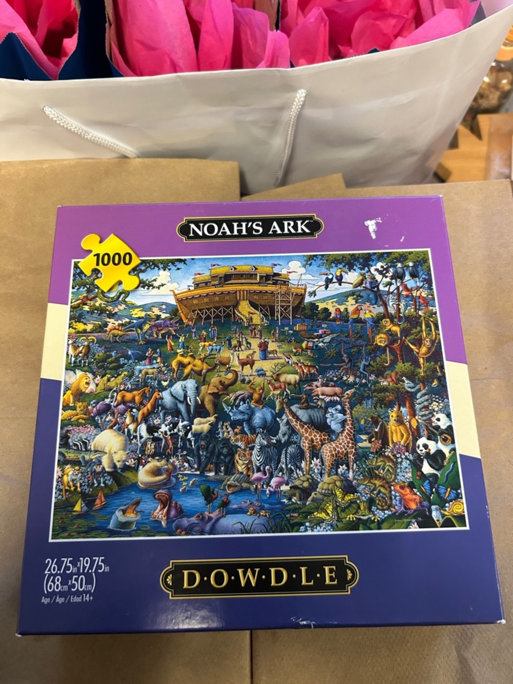 DOWDLE Noah's Ark 1000-Piece Puzzle - Purple